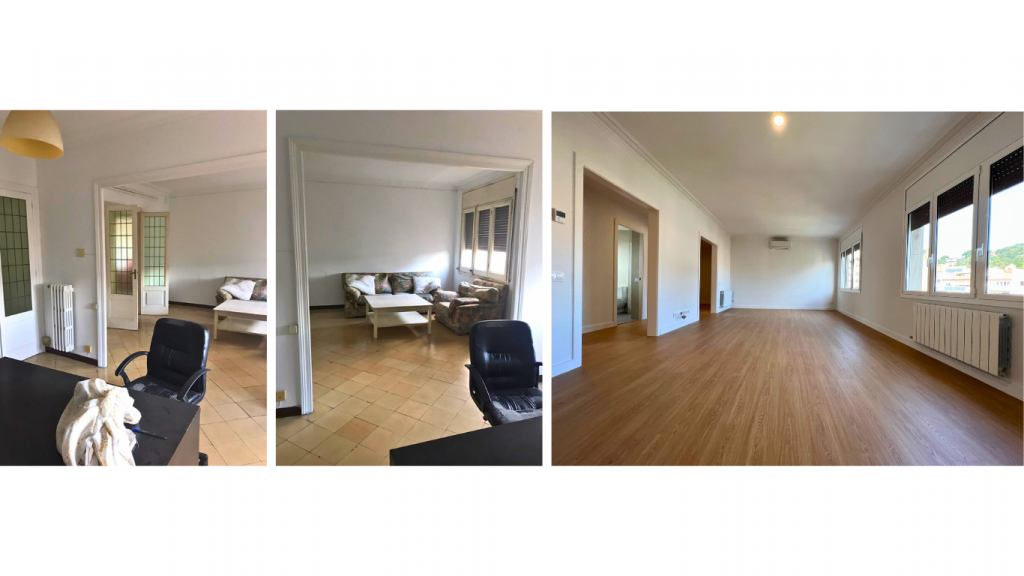 reforma de piso +100m2